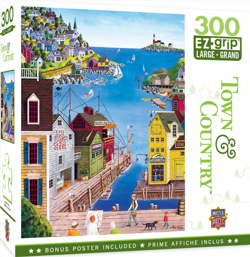 Masterpieces Puzzle Town & Country A Walk on the Pier Ez Grip Puzzle 300 pieces/Product Detail/Destination