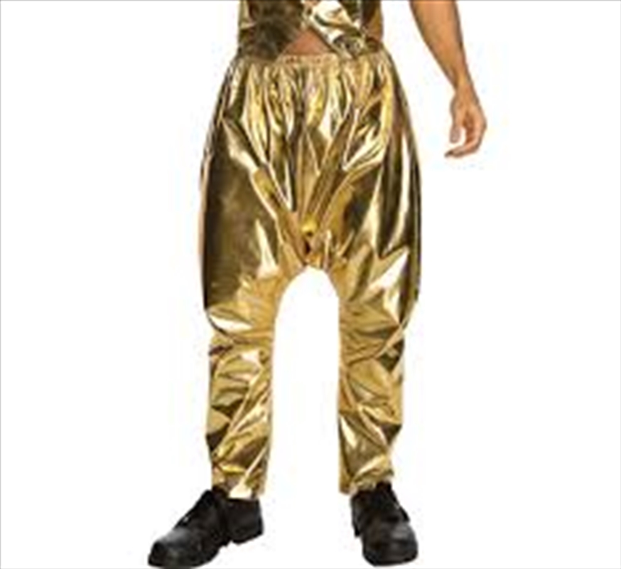 Rapper Gold Pants - One Size/Product Detail/Costumes