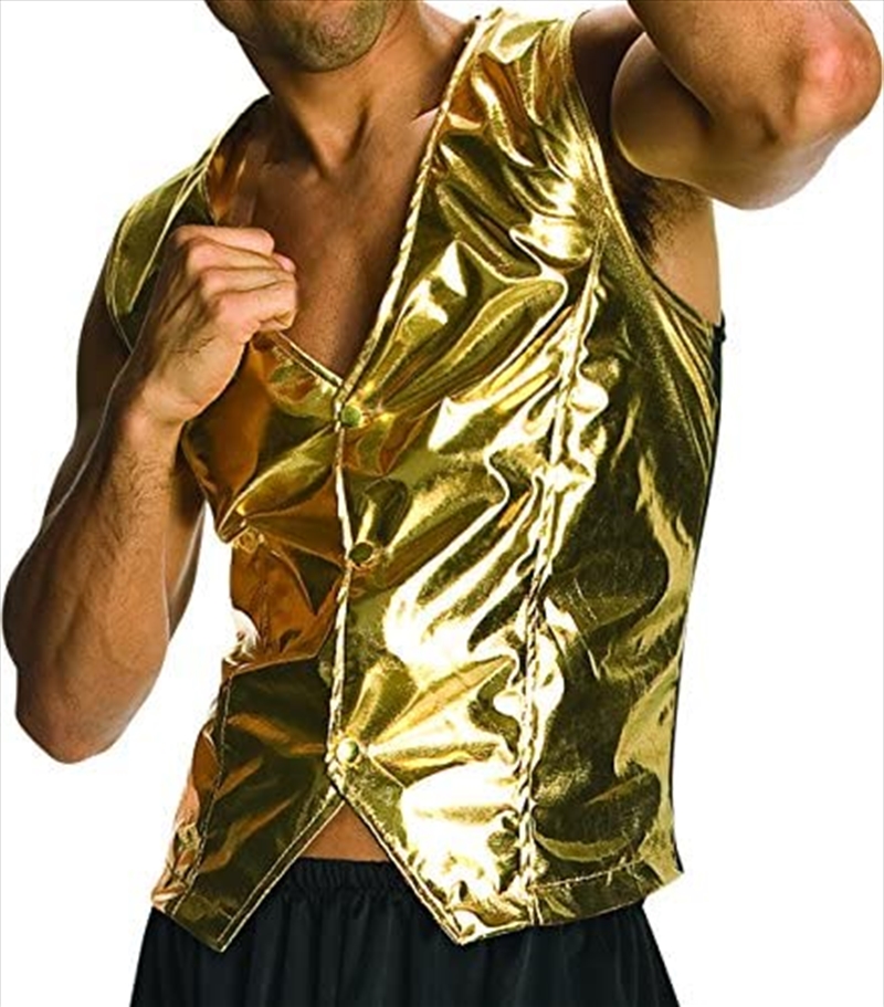 Rapper Gold Vest - Size Std/Product Detail/Costumes