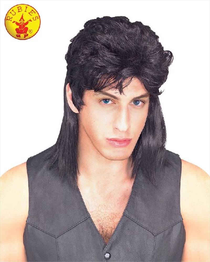 Mullet Wig - Black  - Adult/Product Detail/Costumes