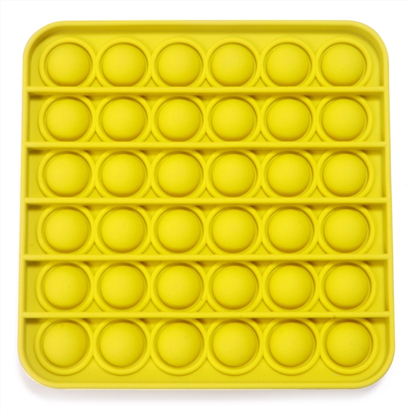 Buy Yellow Square Push And Pop, Toy | Sanity