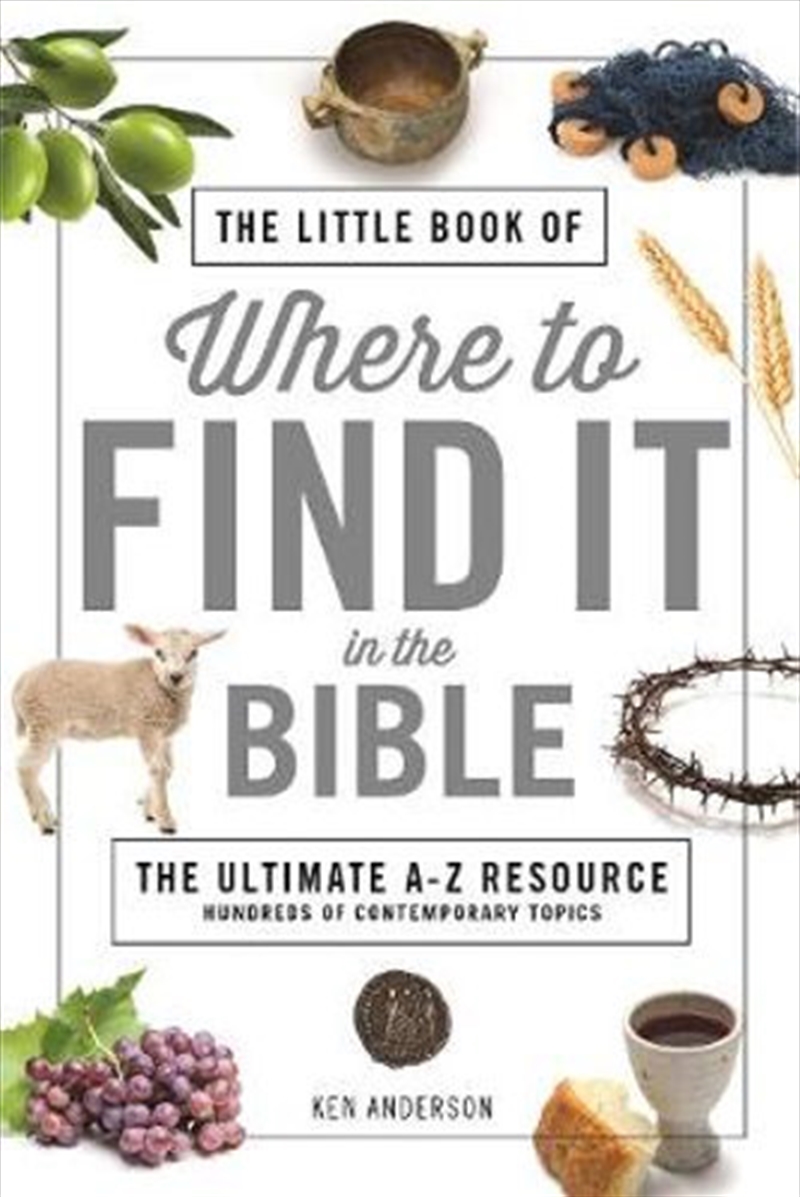 Little Book Of Where To Find It In The Bible/Product Detail/Religion & Beliefs