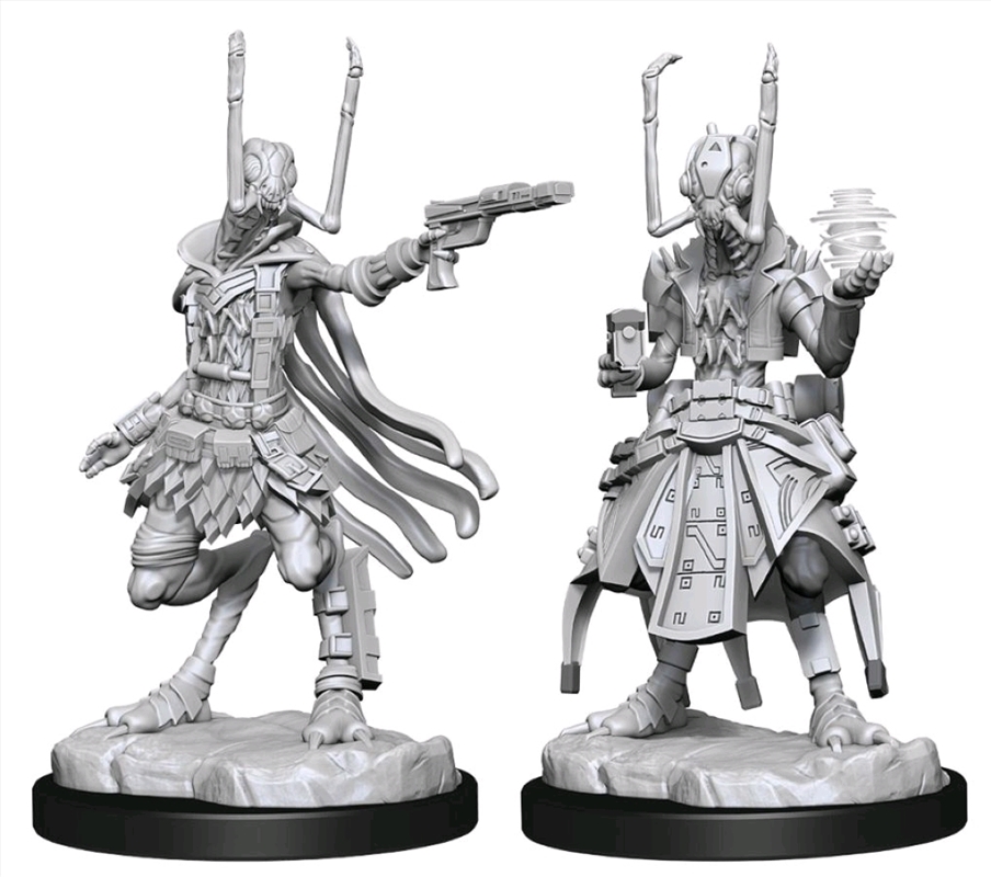 Starfinder - Deep Cuts Unpainted Miniatures: Shirren Technomancer/Product Detail/RPG Games