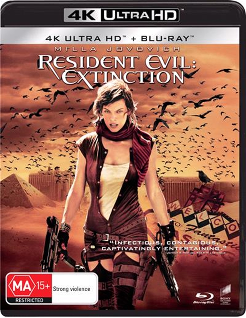 resident evil extinction movie poster