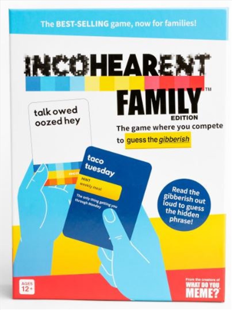 Incohearent Family Edition/Product Detail/Card Games