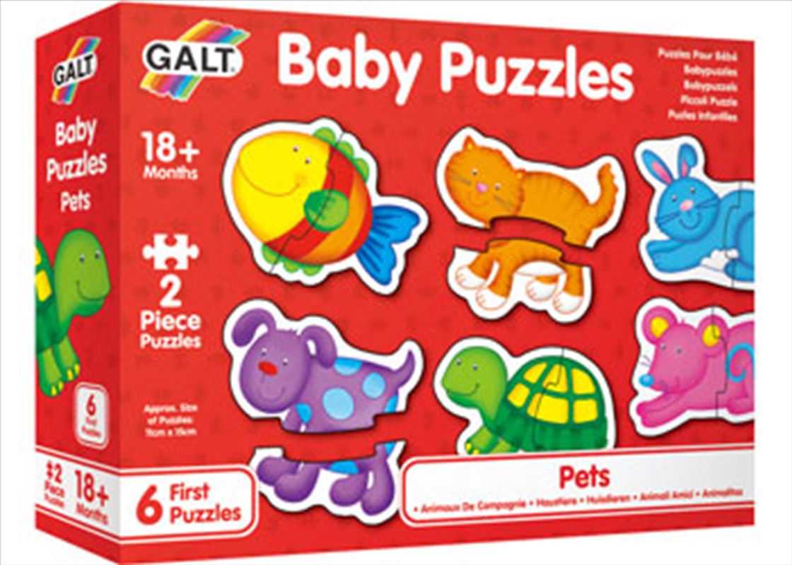 Baby Puzzles - Pets 2 Piece x 6/Product Detail/Education and Kids