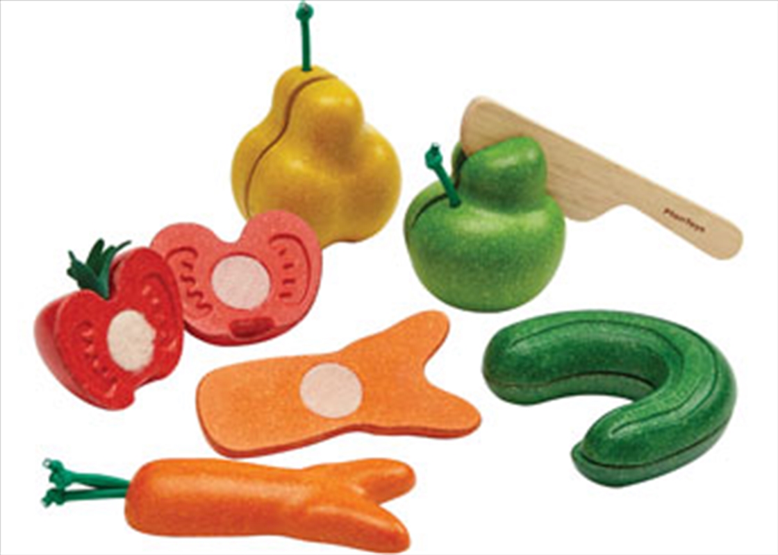 PlanToys - Wonky Fruit & Vegetables/Product Detail/Educational