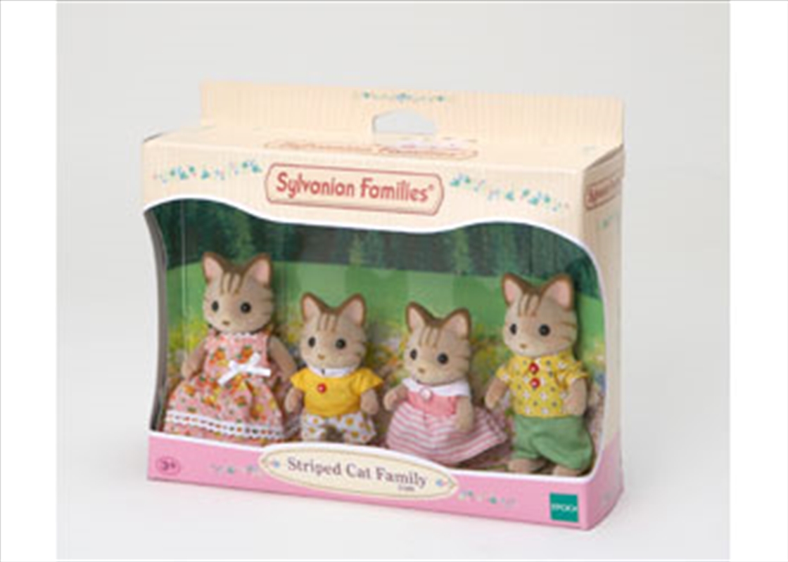 Sylvanian Families - Striped Cat Family/Product Detail/Play Sets