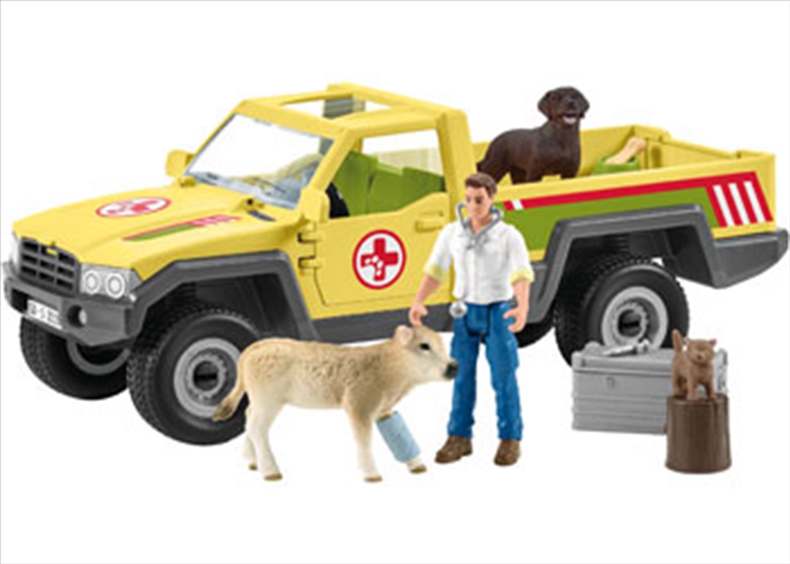 Schleich - Veterinarian visit at Farm/Product Detail/Play Sets