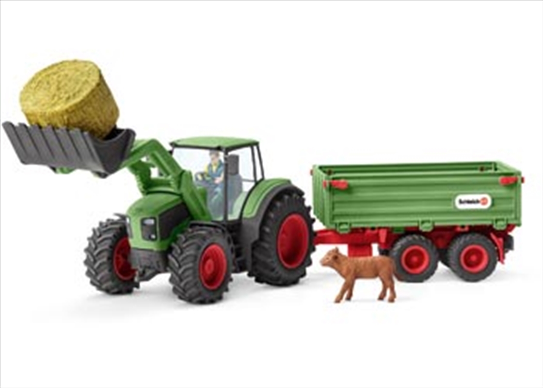 Schleich - Tractor with Trailer/Product Detail/Play Sets