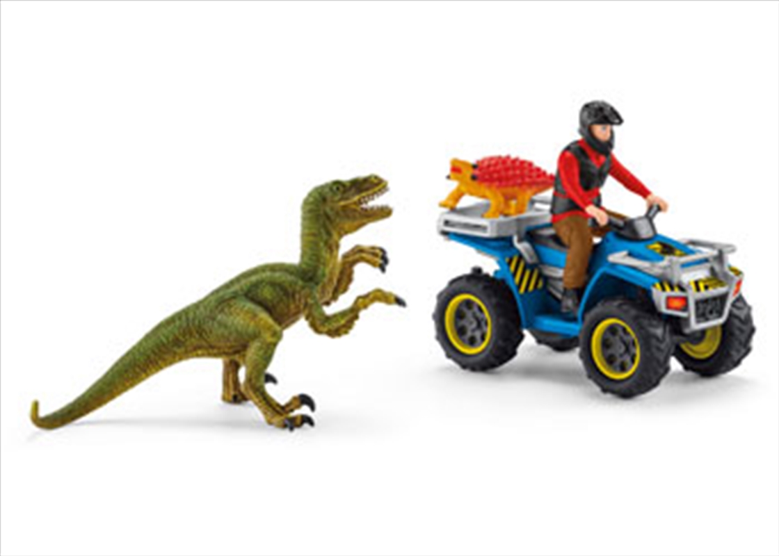 Schleich - Quad escape from Velociraptor/Product Detail/Play Sets