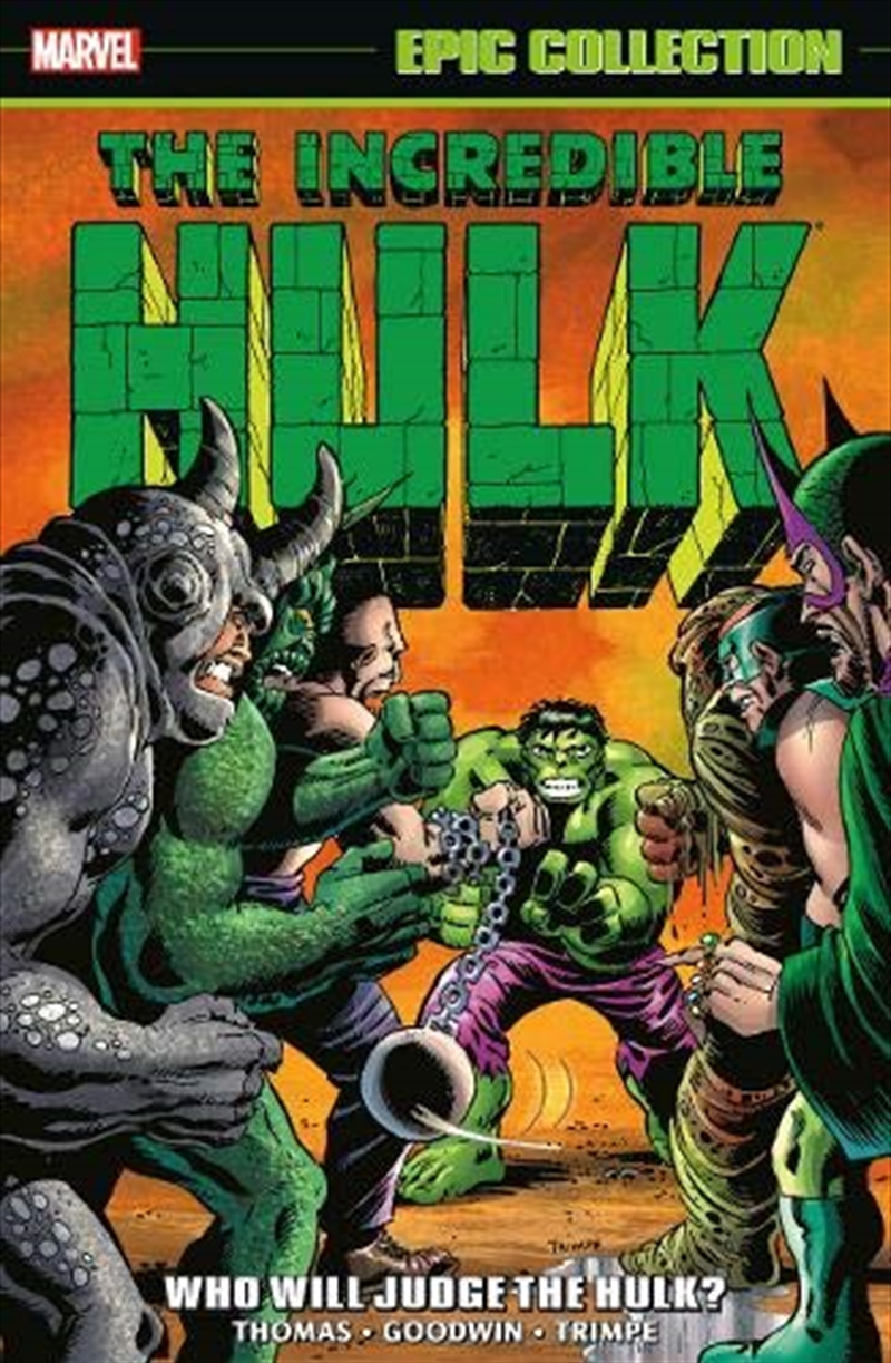 Incredible Hulk Epic Collection: Who Will Judge the Hulk?/Product Detail/Comics