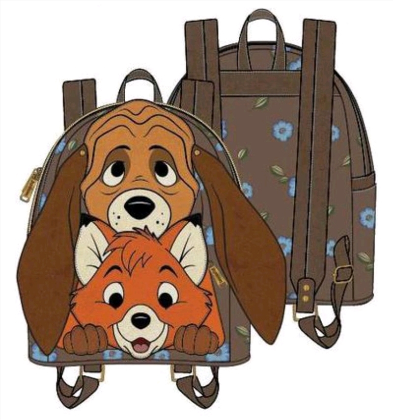 Loungefly - Fox and the Hound - Todd & Copper Mini Backpack/Product Detail/Bags