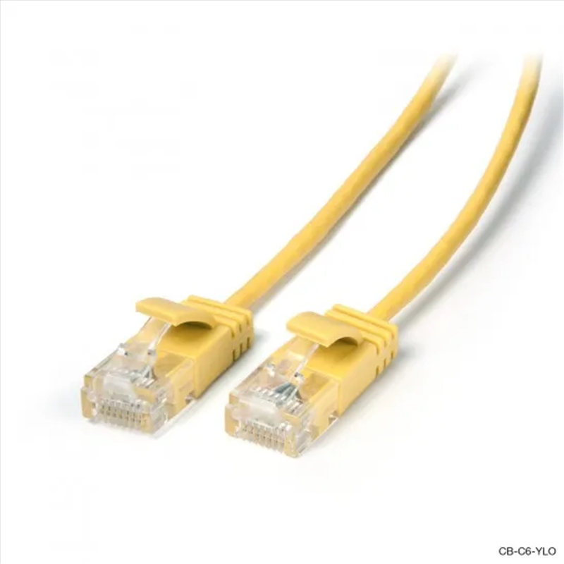 Ultra Slim Cat6 Network Cable Yellow 0.3M/Product Detail/Cables