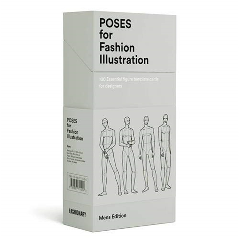 Poses for Fashion Illustration - Mens (Card Box)/Product Detail/Reading