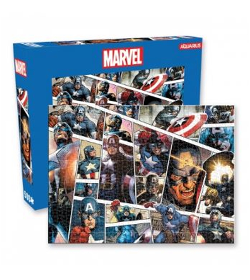 Marvel – Captain America Panels 500pc Puzzle/Product Detail/Film and TV