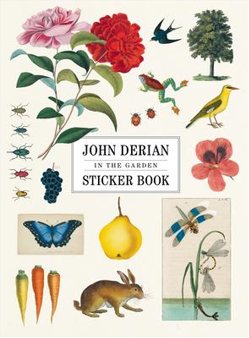 John Derian Paper Goods: In the Garden Sticker Book/Product Detail/Notebooks & Journals