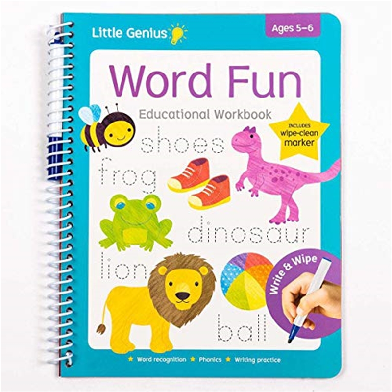 Little Genius Write & Wipe Word Fun/Product Detail/Childrens