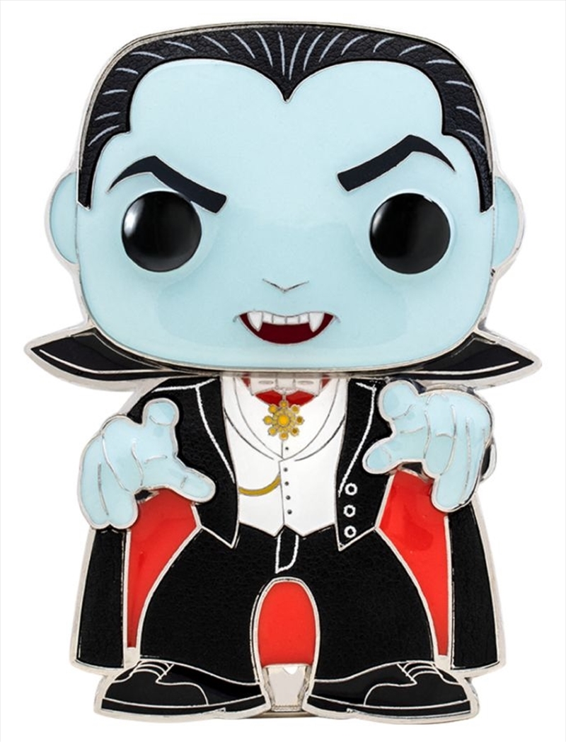 Universal Monsters - Dracula 4" Pop! Enamel Pin/Product Detail/Buttons & Pins