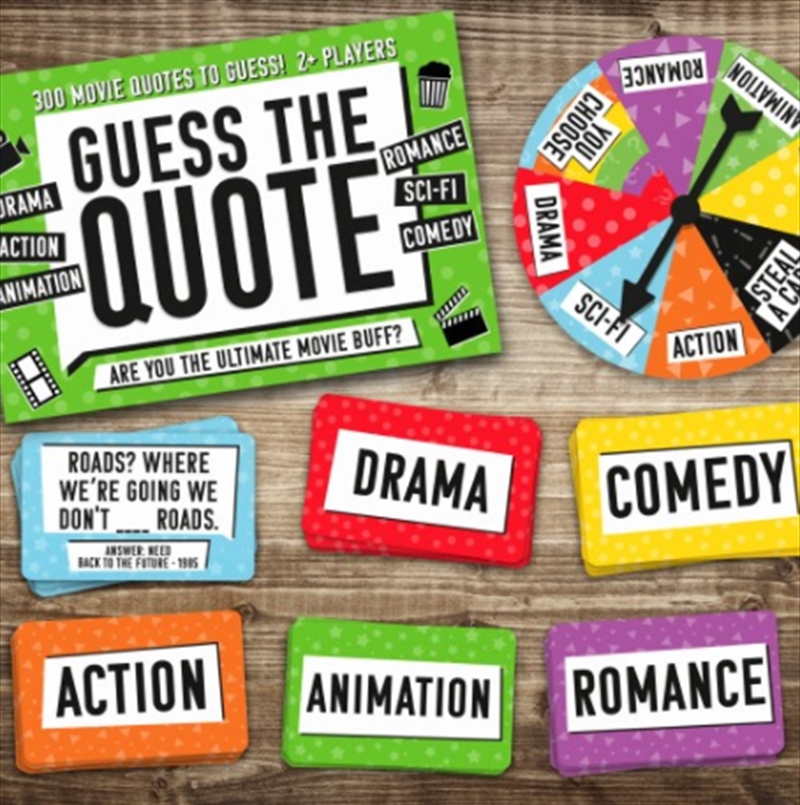 Guess The Quote Card Game/Product Detail/Card Games