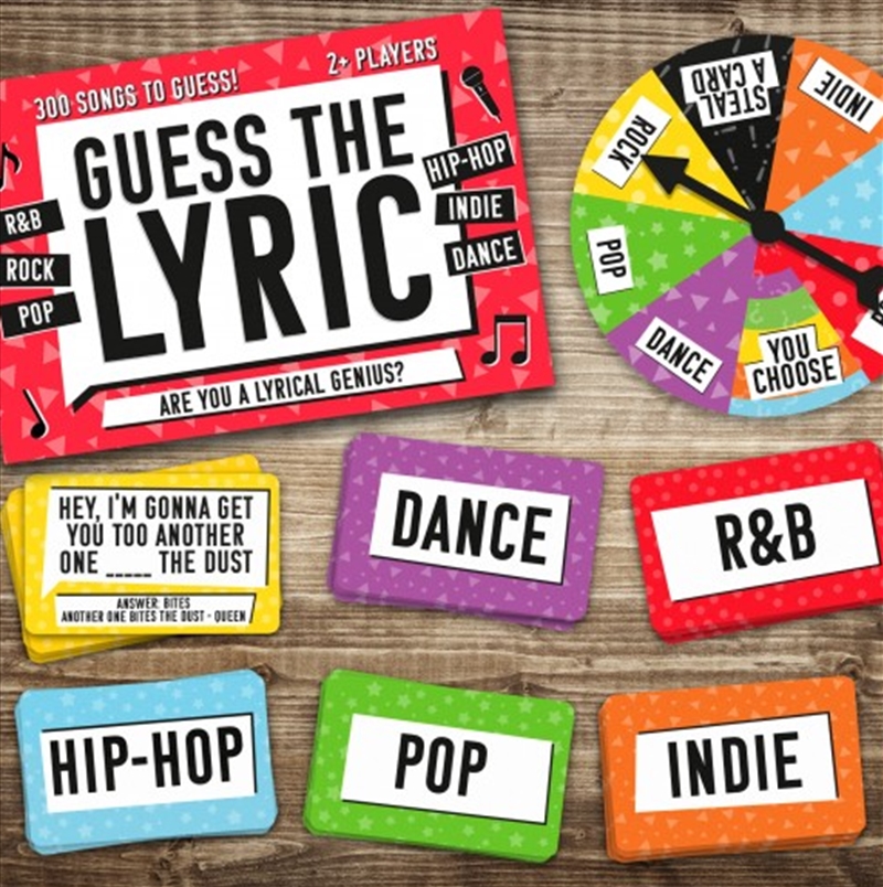 Guess The Lyric Card Game/Product Detail/Card Games