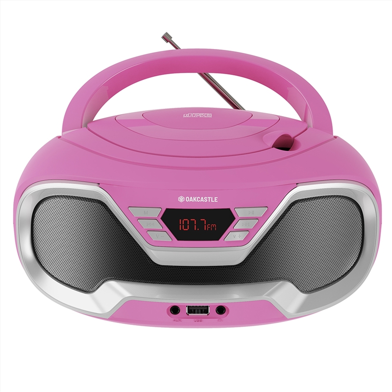 Oakcastle CD200 Portable Bluetooth CD Player-Pink/Product Detail/Media Players