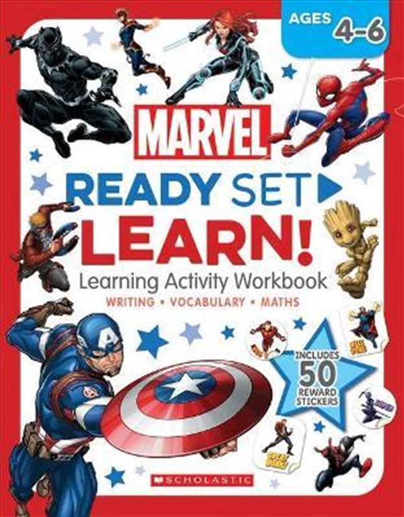 Marvel: Ready Set Learn! Learning Activity Workbook/Product Detail/Kids Activity Books