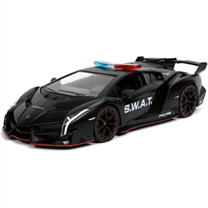 Hyperspec - 2017 Lamborghini Veneno Black 1:24 Scale/Product Detail/Figurines