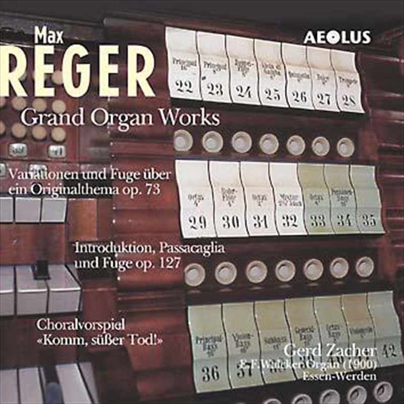 Reger: Great Organ Works/Product Detail/Classical