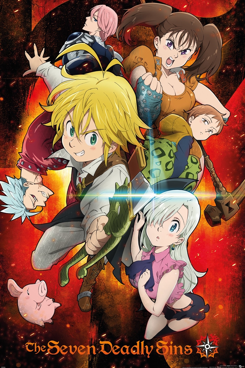 Seven Deadly Sins Key Art 1 Poster/Product Detail/Posters & Prints