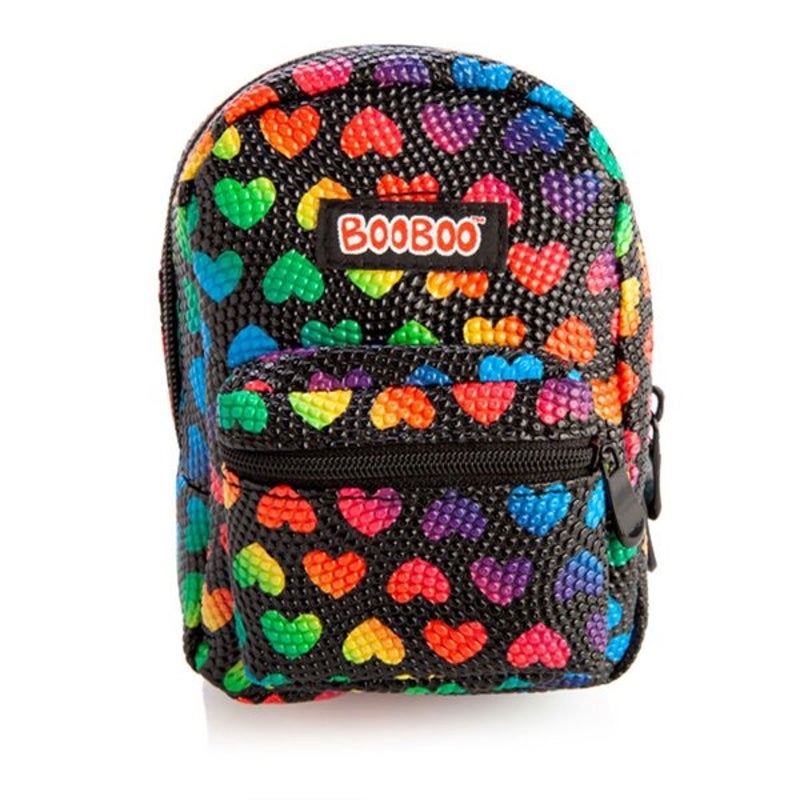 Black Rainbow Hearts Mini Backpack/Product Detail/Bags