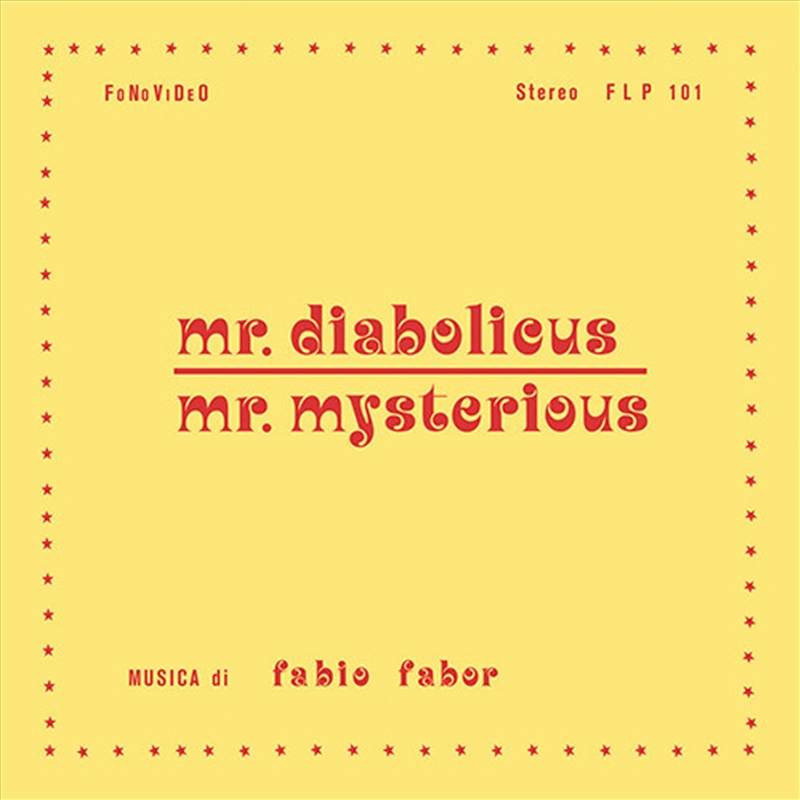 Mr. Diabolicus: Mr. Mysterious/Product Detail/Soundtrack