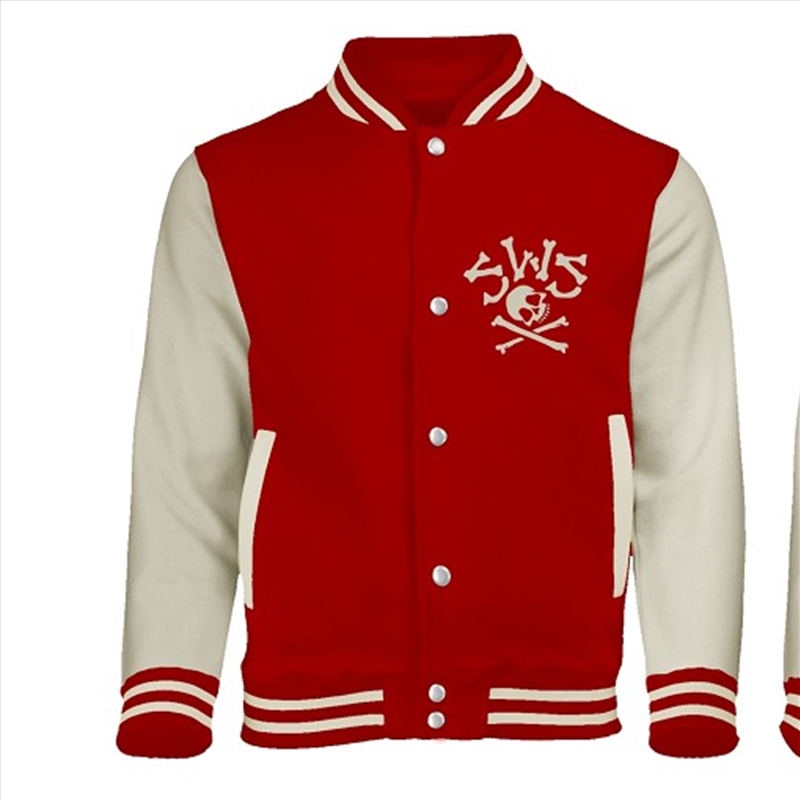 Sleeping With Sirens Skeleton Baseball Style Varsity Jacket Unisex Size Medium Jacket/Product Detail/Outerwear