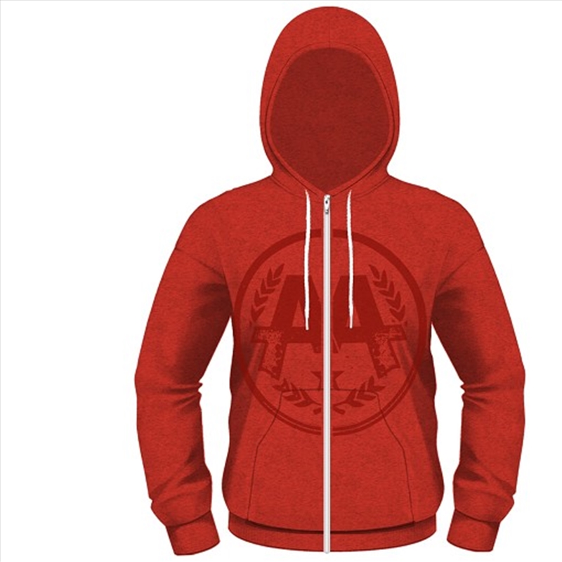 Asking Alexandria Logo Urban Slimline Hood With Zip Unisex Size X-Large Hoodie/Product Detail/Outerwear