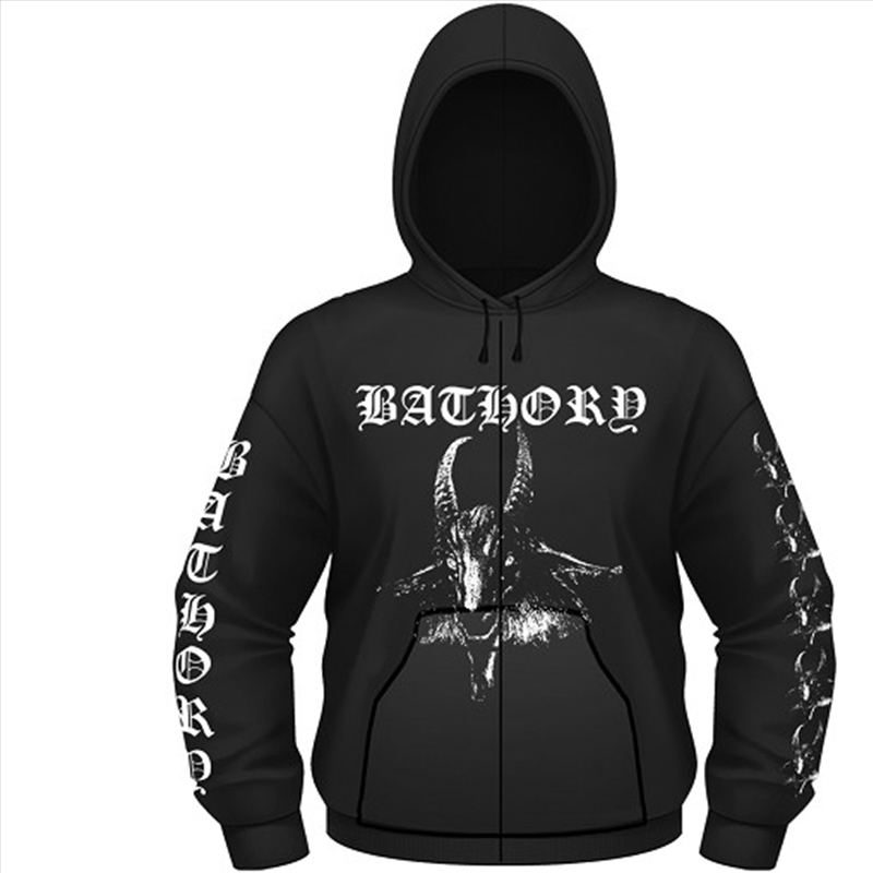 Bathory Goat Hooded Sweatshirt With Zip Unisex Size Xx-Large Hoodie/Product Detail/Outerwear