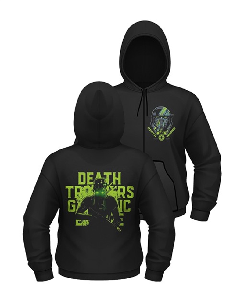 Star Wars Rogue One Death Trooper Hooded Sweat With Zip Unisex Size Medium Hoodie/Product Detail/Outerwear
