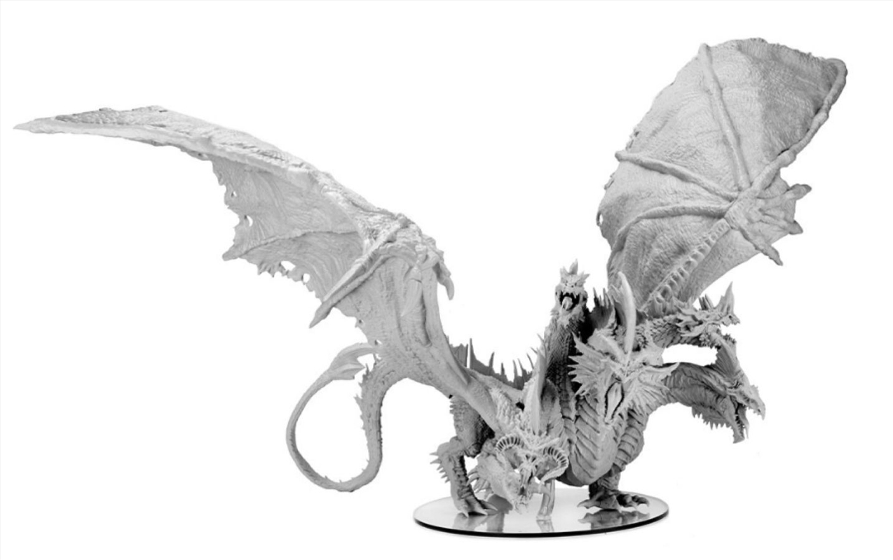 Dungeons & Dragons - Icons of the Realms Unpainted Gargantuan Tiamat Figure/Product Detail/RPG Games