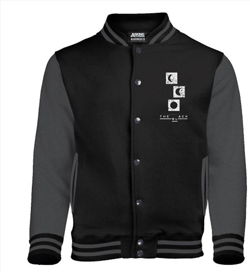 Asking Alexandria The Black Original Art Baseball Style Varsity Unisex Size Small Jacket/Product Detail/Outerwear