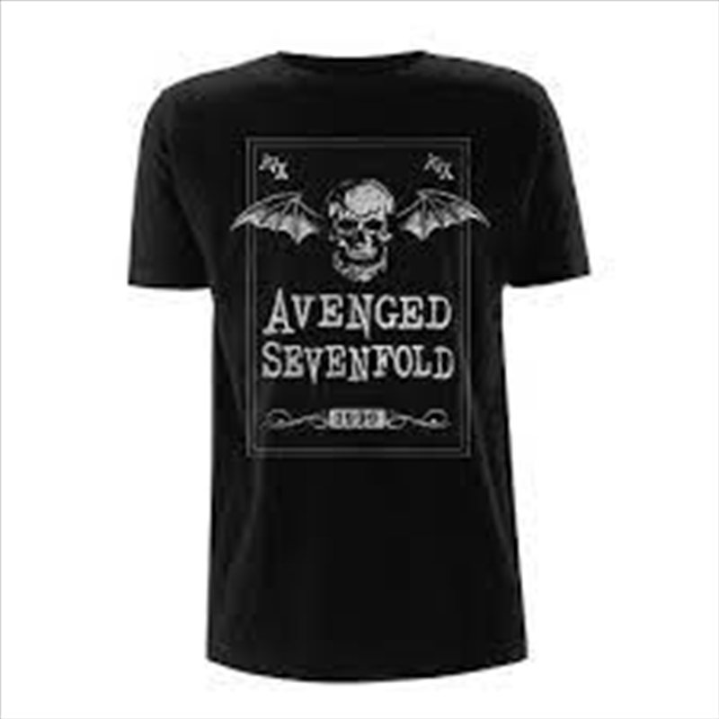 Avenged Sevenfold Face Card Unisex Size Xx-Large Tshirt/Product Detail/Shirts