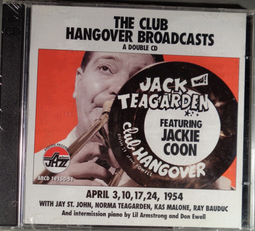 Club Hangover Broadcasts - April 3,10,17,24 1954/Product Detail/Jazz