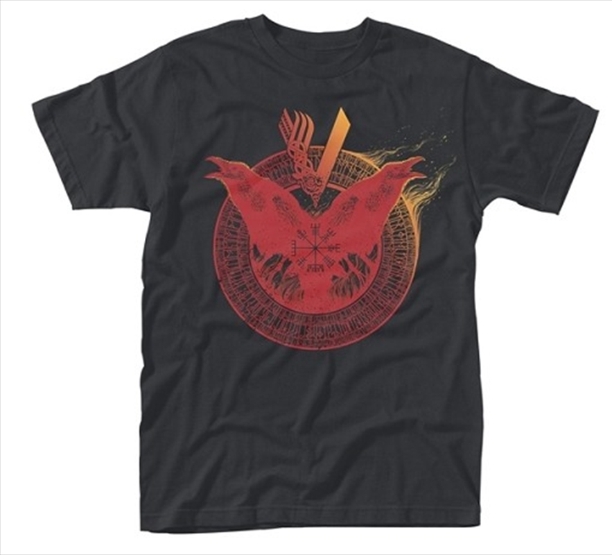 Vikings Crow Crest Unisex Size Small Tshirt/Product Detail/Shirts