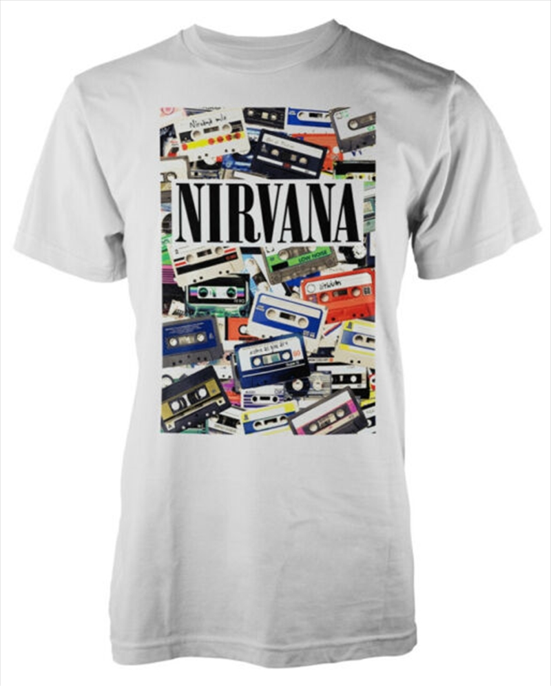 Nirvana Cassettes Unisex Size X-Large Tshirt/Product Detail/Shirts