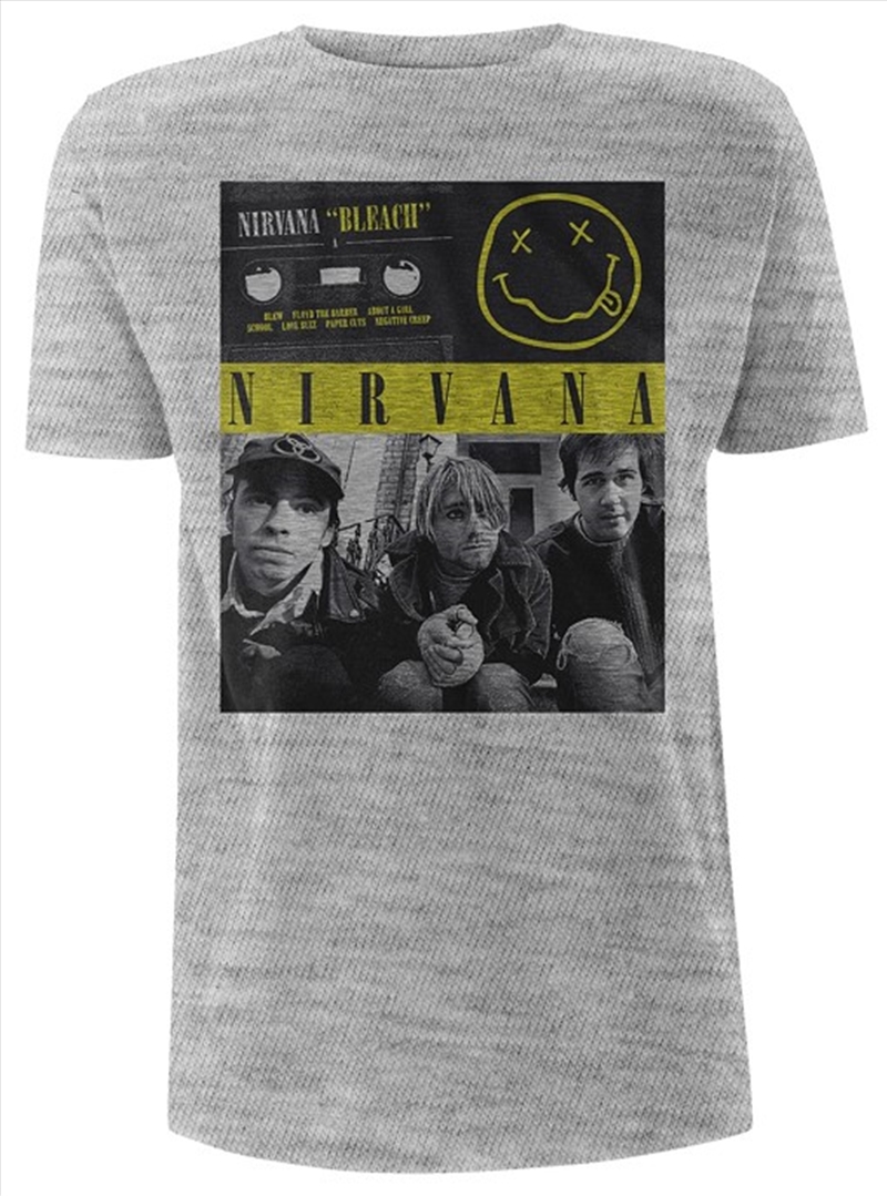 Nirvana Bleach Tape Photo Unisex Size Xx-Large Tshirt/Product Detail/Shirts