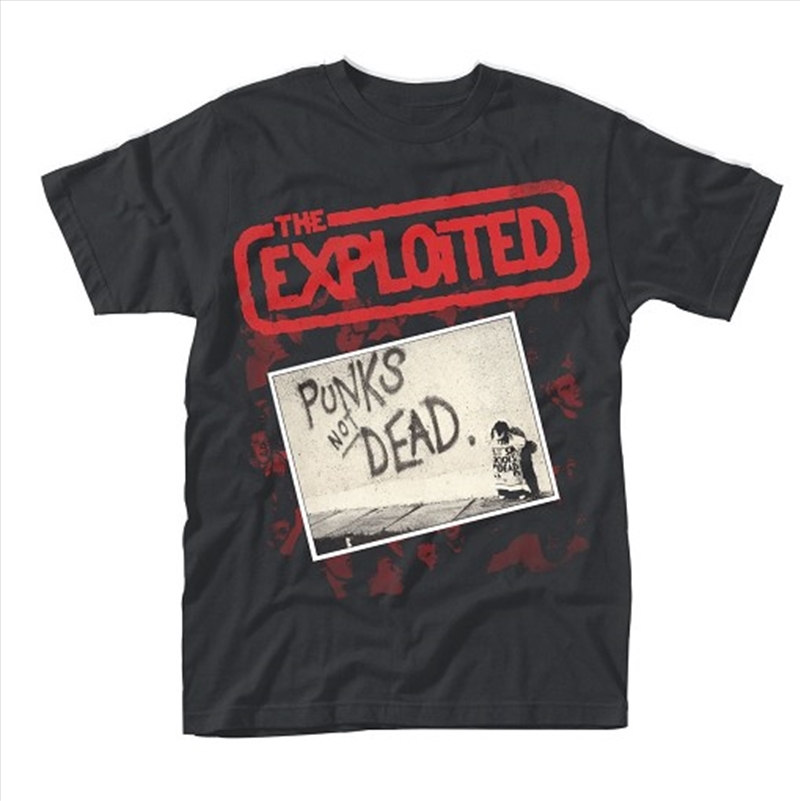 The Exploited Punks Not Dead Unisex Size Small Tshirt/Product Detail/Shirts