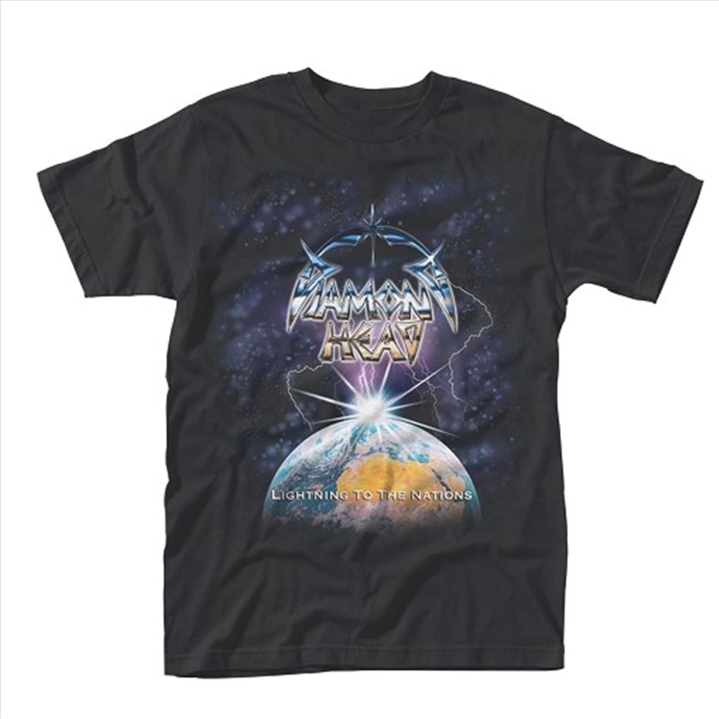 Diamond Head Lightning Unisex Size Large Tshirt/Product Detail/Shirts