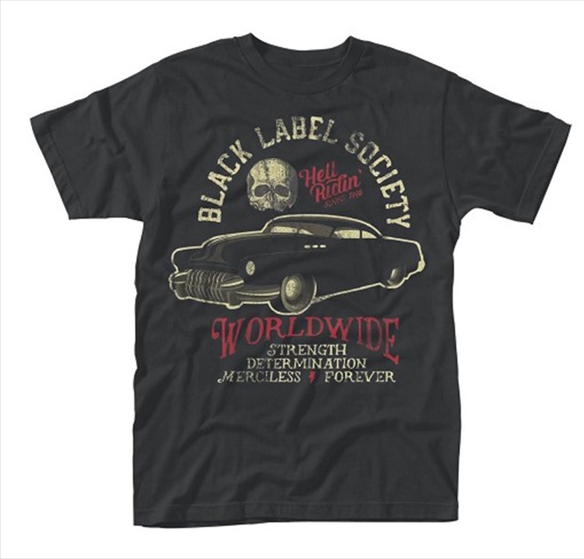 Black Label Society Hell Riding Hot Rod Size M Tshirt/Product Detail/Shirts