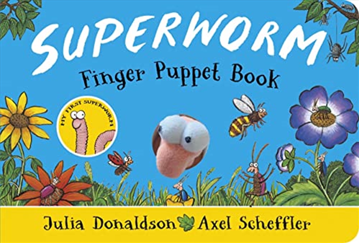 Superworm Finger Puppet Book - the wriggliest, squiggliest superhero ever!/Product Detail/Childrens Fiction Books