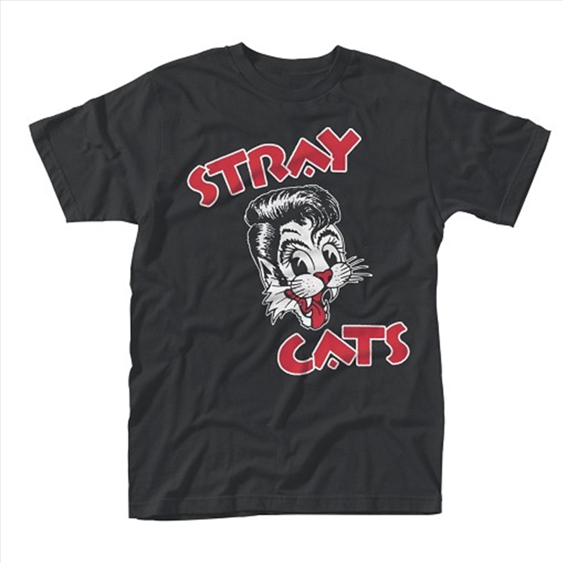 Stray Cats Cat Logo Size Large Tshirt/Product Detail/Shirts