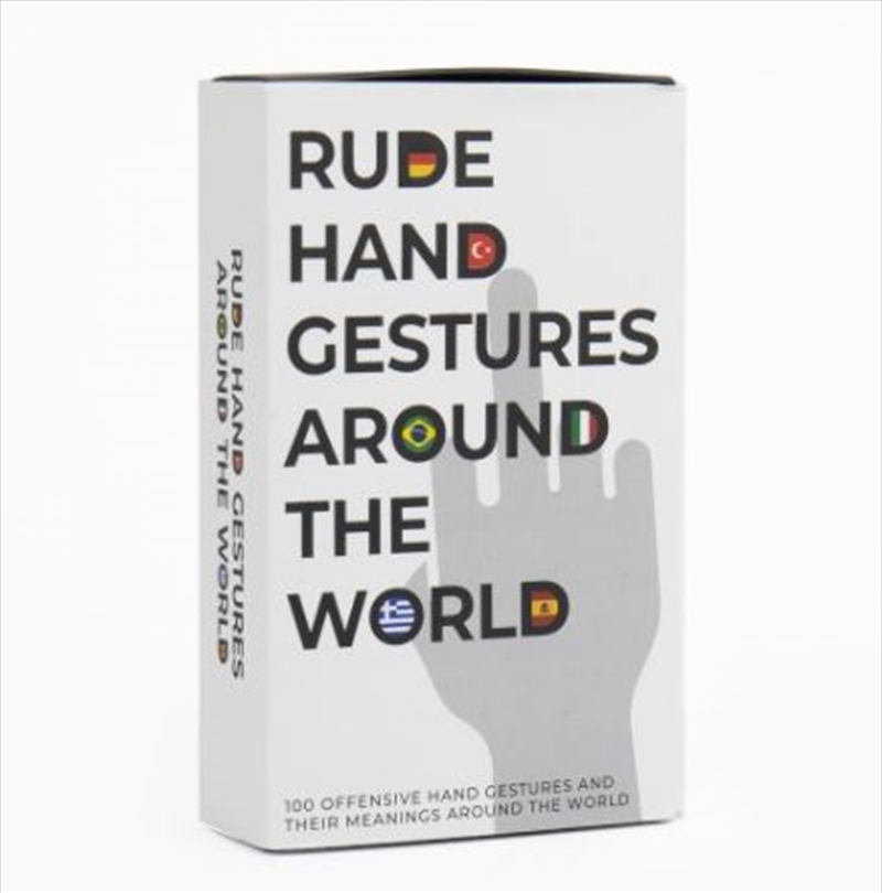 Rude Hand Gestures Around The World/Product Detail/Card Games