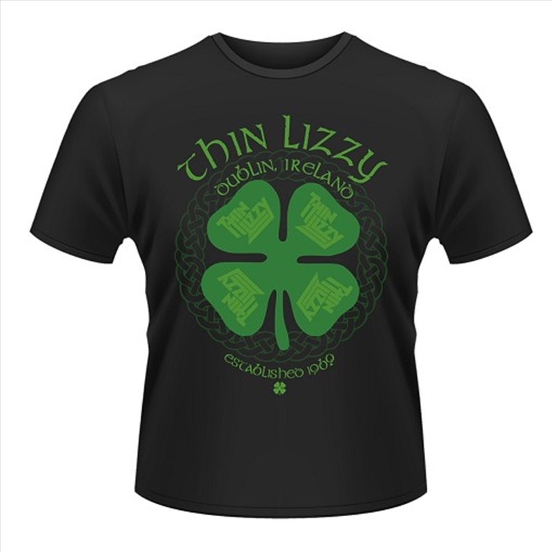 Thin Lizzy Four Leaf Clover Size Small Tshirt/Product Detail/Shirts